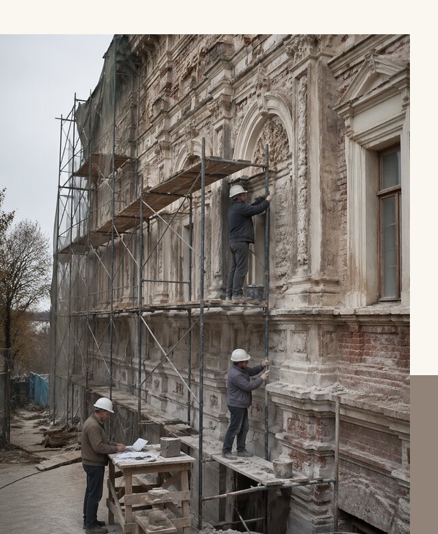 Реставрация объектов культурного наследия под ключ в Волгограде